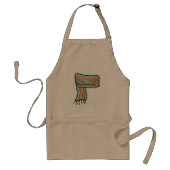 Scarf Sketch Mode Apron Standaard Schort (Voorkant)