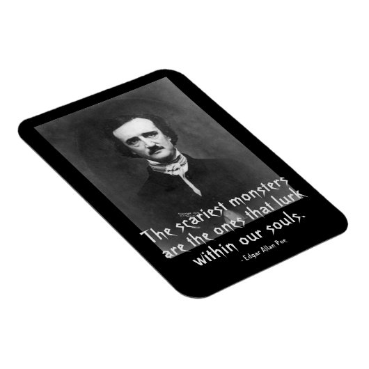 Scariest Monsters Edgar Allan Poe Magneet (Rechterzijde)