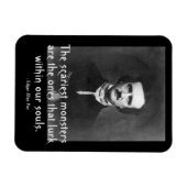 Scariest Monsters Edgar Allan Poe Magneet (Horizontaal)