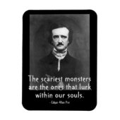 Scariest Monsters Edgar Allan Poe Magneet (Verticaal)