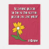 Scariest Place Is Staying the Same Fleece Deken (Voorkant)
