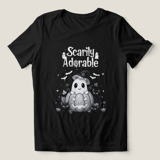 Scarily Adorable Tri-Blend Shirt (Design voorkant)