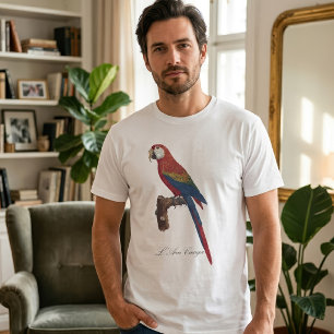Scarlacroodara of Blauw-gele Ara, Ara macao T-shirt