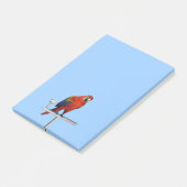 Scarlet Ara Post-it® Notes (Schuin)