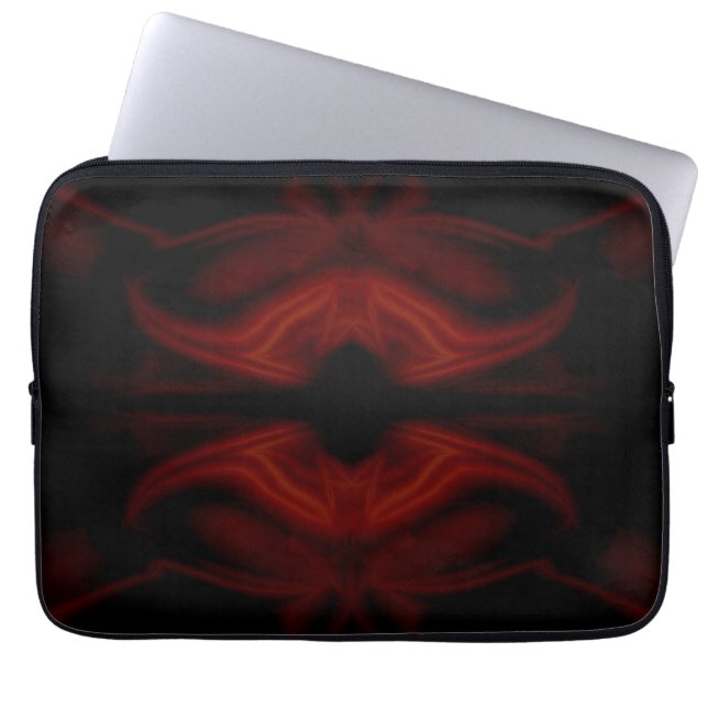 Scarlet Bat Laptop Sleeve (Voorkant)