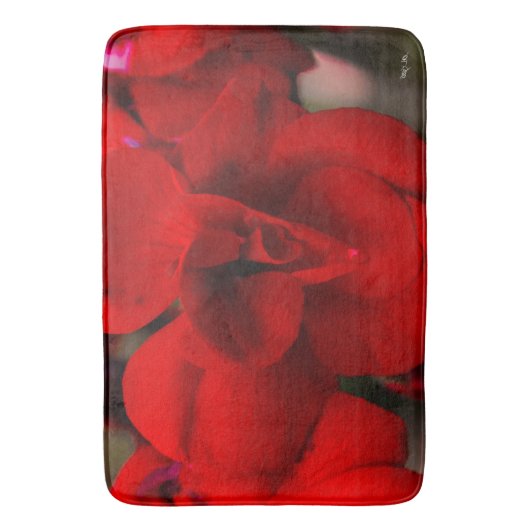 Scarlet Begonias Badmat (Voorkant Verticaal)