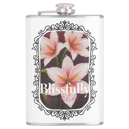 Scarlet Blossom Heupfles (Voorkant)