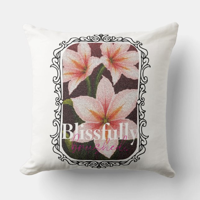 Scarlet Blossom Kussen (Voorkant)