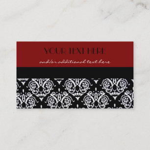 Scarlet Damask Visitekaartje