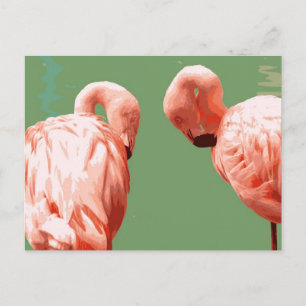 Scarlet Flamingo Briefkaart