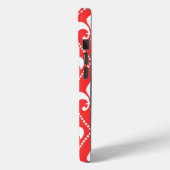 Scarlet Fleur de Lis Case-Mate iPhone Case (Achterkant / Links)