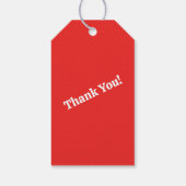 Scarlet Ibis Bird Happy Birthday Cadeaulabel (Achterkant)