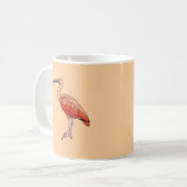 Scarlet Ibis Bird Koffiemok (Voorkant links)