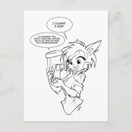 Scarlet Jar Briefkaart (Voorkant)