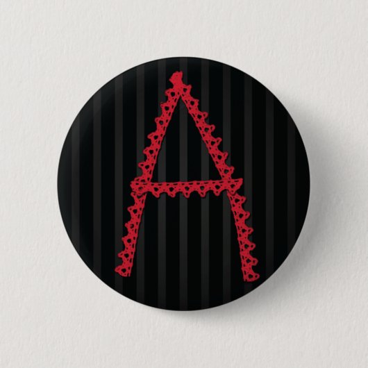 Scarlet Letter-Button Ronde Button 5,7 Cm (Voorkant)
