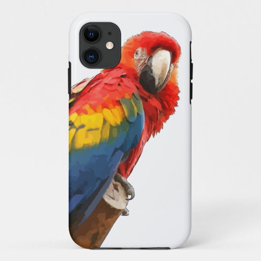 Scarlet Macaw iPhone 5 Coque (Dos)
