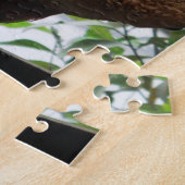 Scarlet Macaw Parrot Eating Toast Legpuzzel (Zijkant)