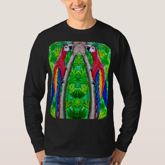 Scarlet Macaw Pride T-shirt (Voorkant)