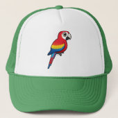 Scarlet Macaw Trucker Pet (Voorkant)