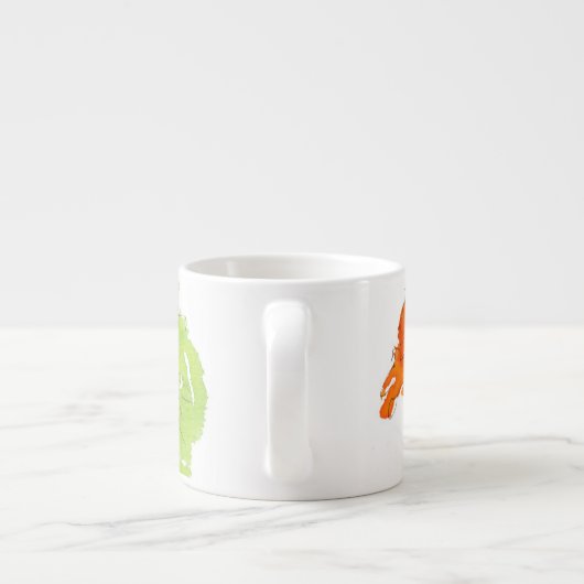 Scarlet Nasturtiums Espresso Mug (Dos)