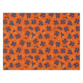 Scarlet Oranje Poppy Seamless Pattern Tafelkleed (Voorkant (Horizontaal))