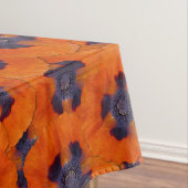 Scarlet Oranje Poppy Seamless Pattern Tafelkleed (Voorbeeld)