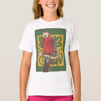 Scarlet Parrot Art