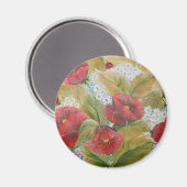 SCARLET POPIES FINEART MAGNET (Recto/Verso)
