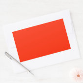 Scarlet Rechthoekige Sticker (Envelop)