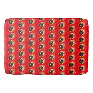 Scarlet Red Tulip Badmat
