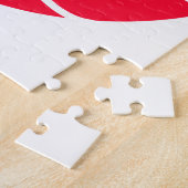 Scarlet Red Volleyball Legpuzzel (Zijkant)