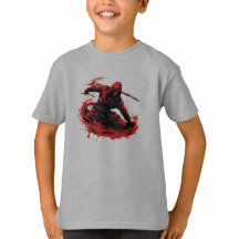 Scarlet Stealth: Rood Ninja Meesterschap Shirt