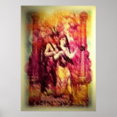 Scarlet vrouw met Baphomet Poster (Voorkant)