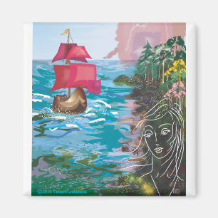 Scarlet zeilen magneet