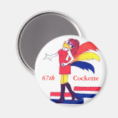 Scarlette, 67e, Cockette Magneet (Voorkant / Achterkant)