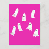 Scarry Halloween Ghosts Scandi Spooky Design Briefkaart (Voorkant)