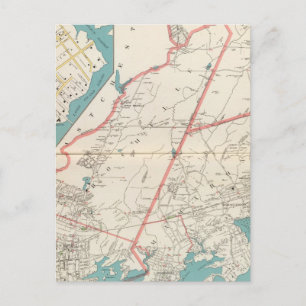Scarsdale, New Rochelle, Mamaroneck-steden Briefkaart