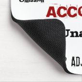 Scary Accounting Accountant Halloween Funny Muismat (Hoek)