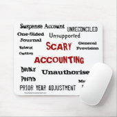 Scary Accounting Accountant Halloween Funny Muismat (Met muis)