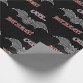 Scary Bat Cadeaupapier (Hoek)