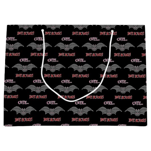 Scary Bat Groot Cadeauzakje (Voorkant)