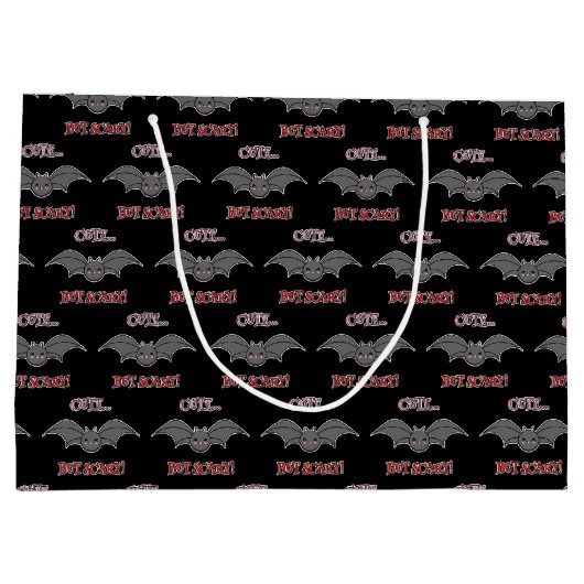 Scary Bat Groot Cadeauzakje (Achterkant)