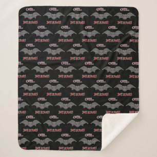 Scary Bat Sherpa Deken