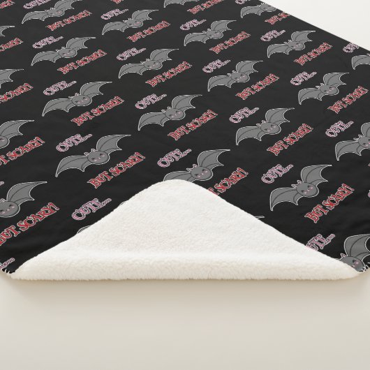 Scary Bat Sherpa Deken (3/4)