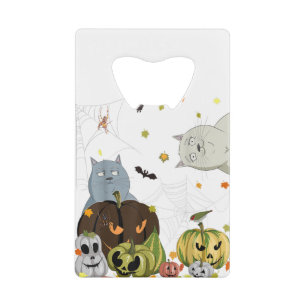 Scary Black Chat Citrouille Visage Jack-o'-lantern