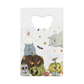 Scary Black Chat Citrouille Visage Jack-o'-lantern (Dos)