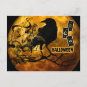Scary Black Crow, Tarot Kaarten Halloween Full Moo (Voorkant)