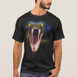 Scary Black Mamba Snake Halloween Costume Gift T-shirt