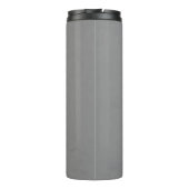 Scary Black White Bee Big Eyes Skulls Wings Grey Thermosbeker (Achterkant)