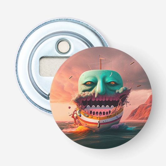 Scary boat button flesopener (Voorkant)